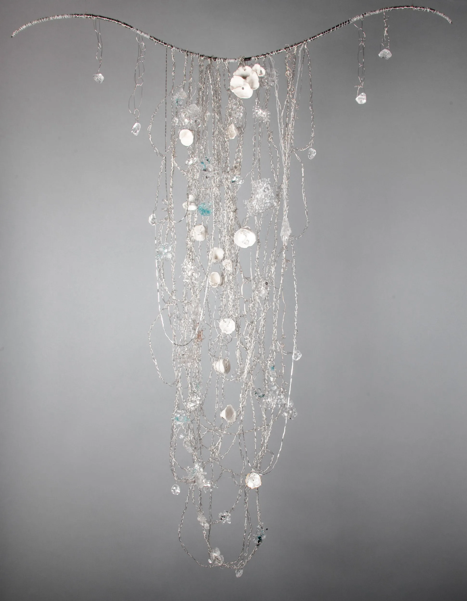 Installed Vitro Cataracta (Glass Waterfall) Tapestry