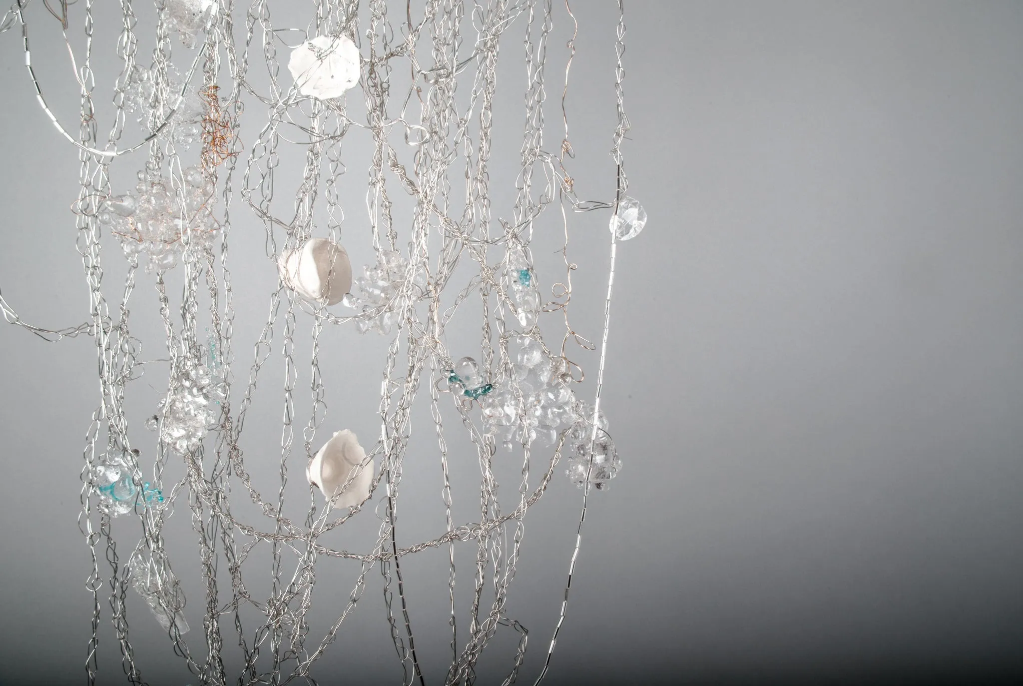 Installed Vitro Cataracta (Glass Waterfall) Tapestry