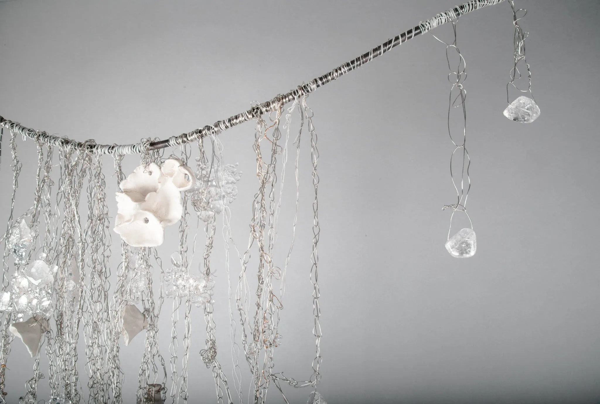 Installed Vitro Cataracta (Glass Waterfall) Tapestry