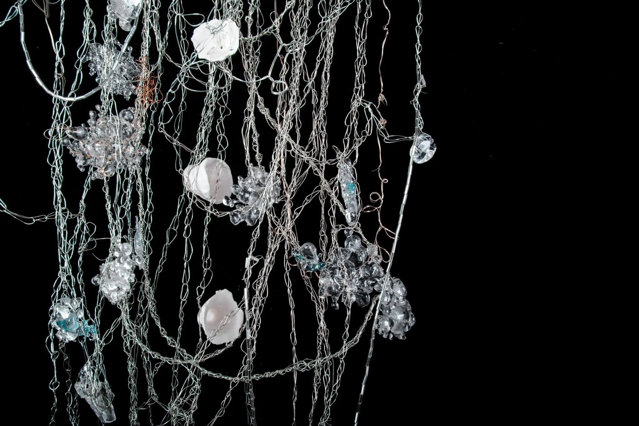 Installed Vitro Cataracta (Glass Waterfall) Tapestry