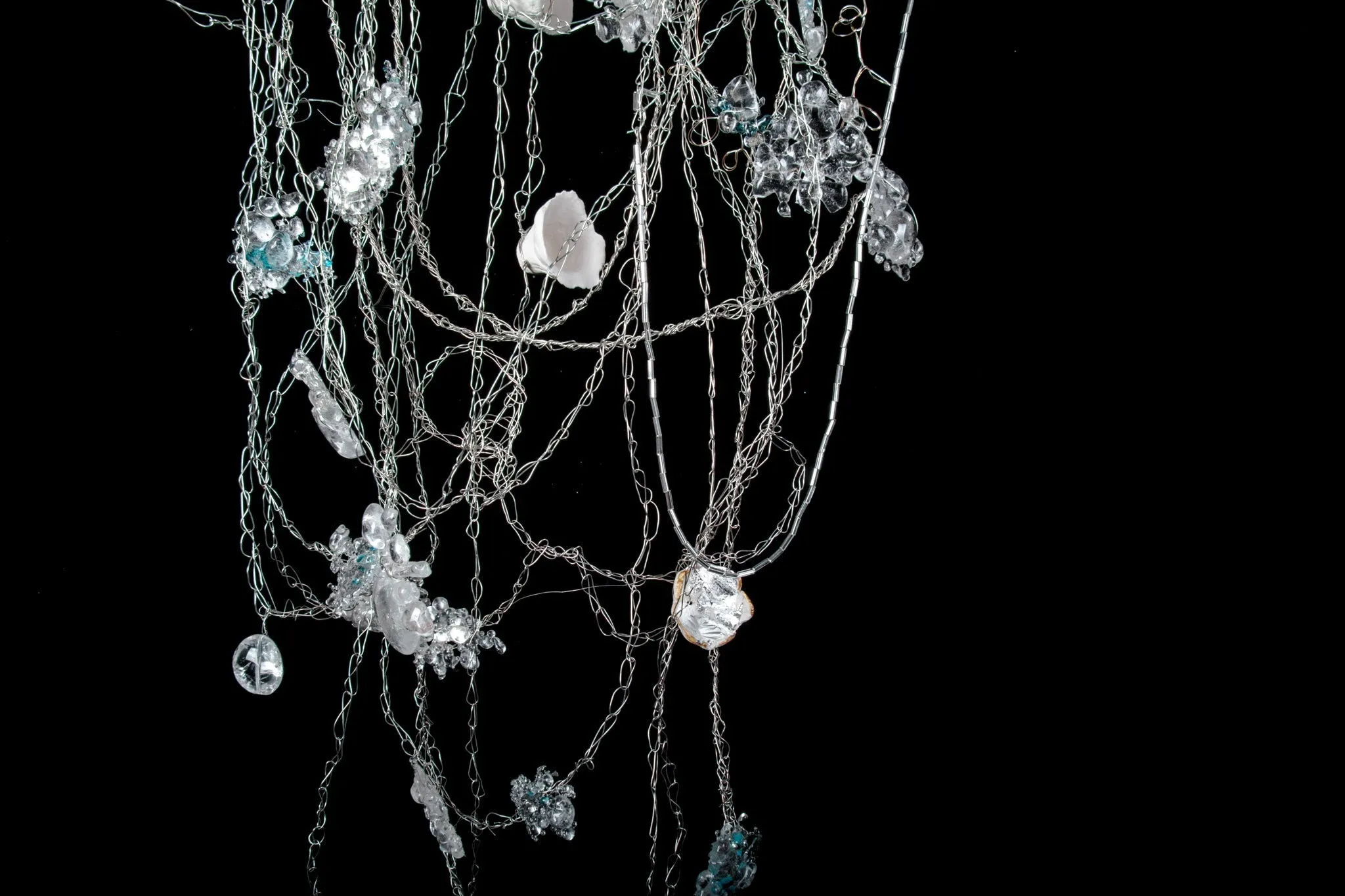 Installed Vitro Cataracta (Glass Waterfall) Tapestry