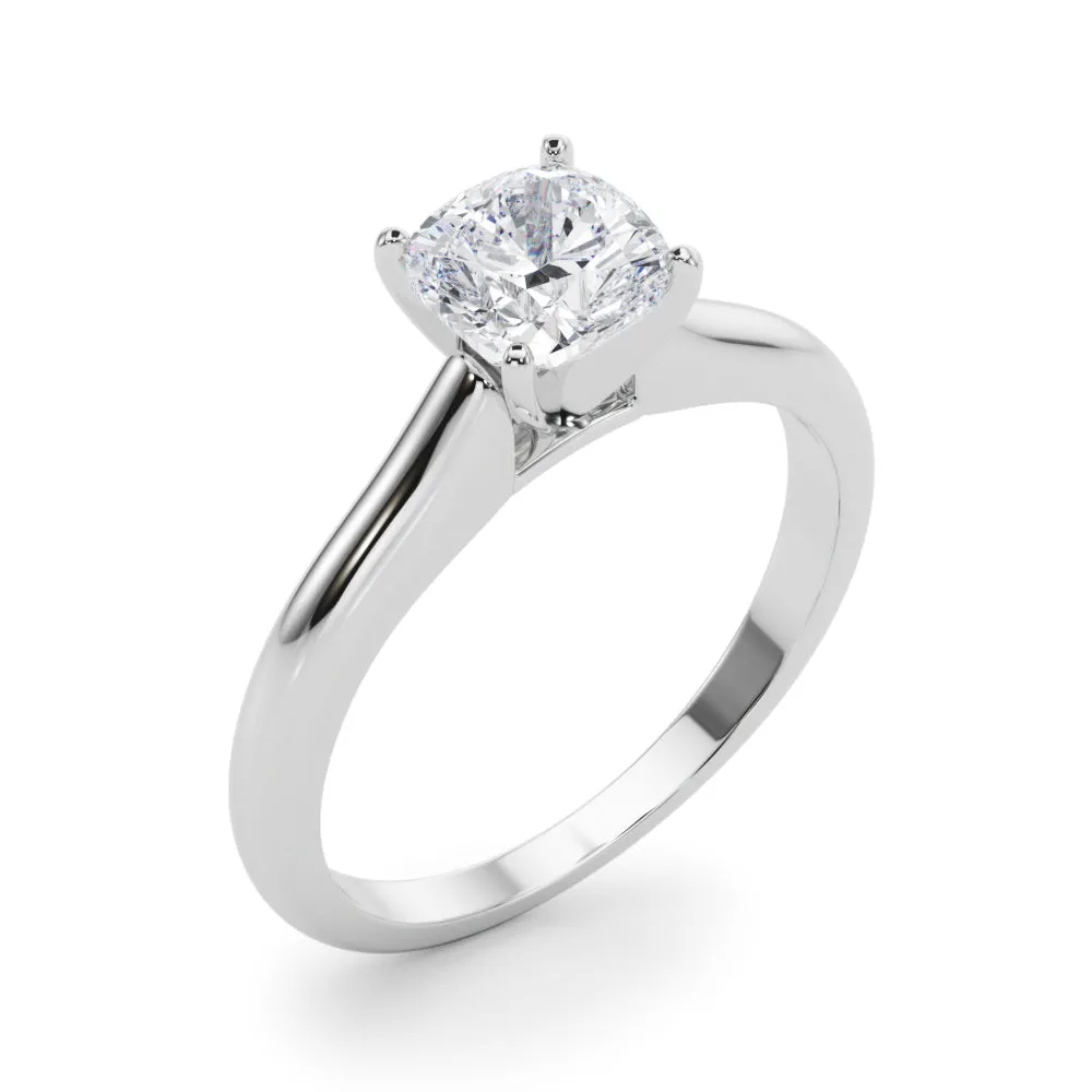 Isabella Cushion Lab Grown Diamond Solitaire Engagement Ring IGI Certified