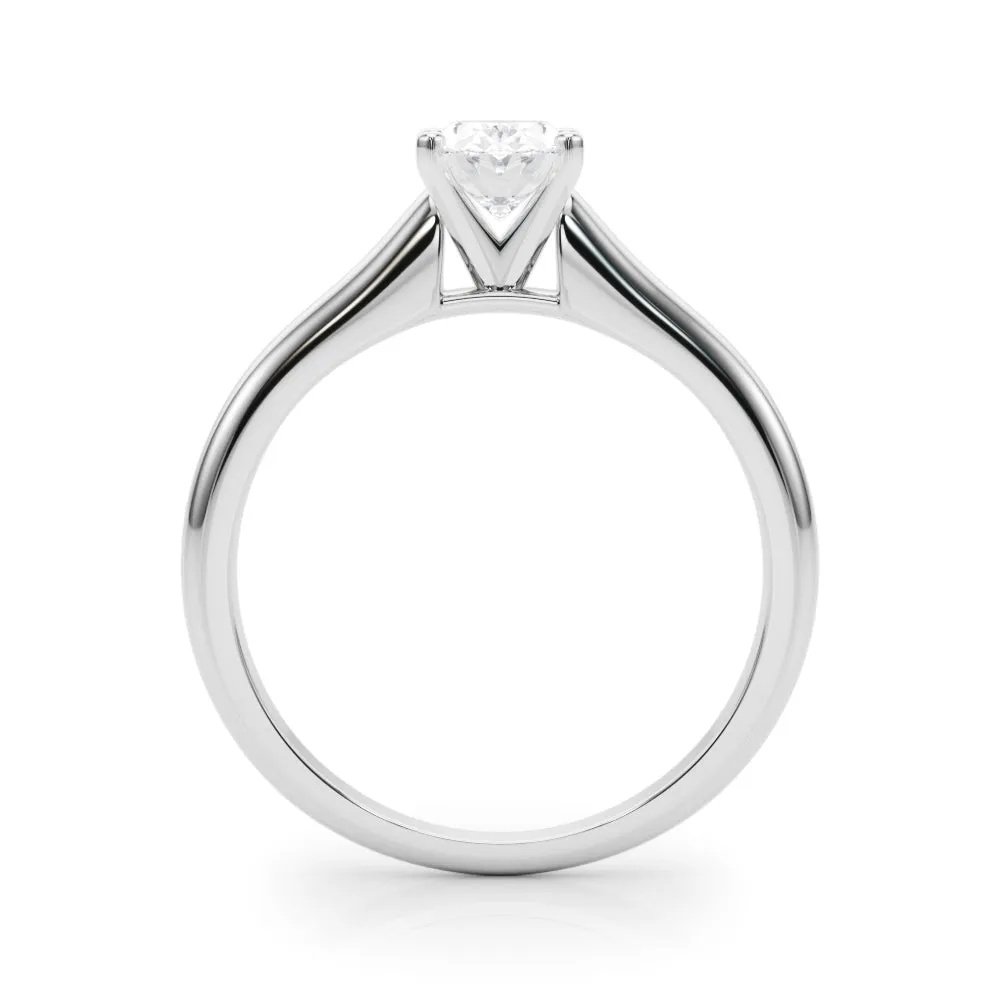 Isabella Oval Lab Grown Diamond Solitaire Engagement Ring IGI Certified