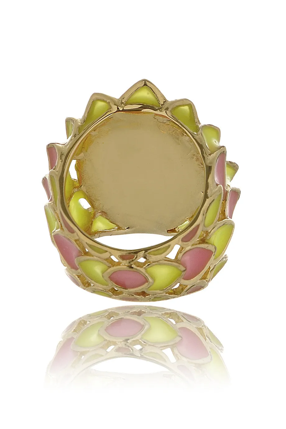 ISHARYA LOTUS Chalcedony Ring