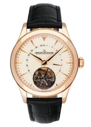Jaeger Lecoultre Master Date Tourbillion Q1652410 Cream Dial Mens Watch Papers