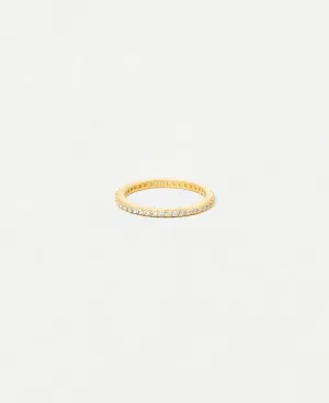 Jennifer Classic CZ 14k Gold Eternity Ring