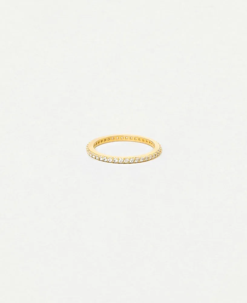 Jennifer Classic CZ 14k Gold Eternity Ring
