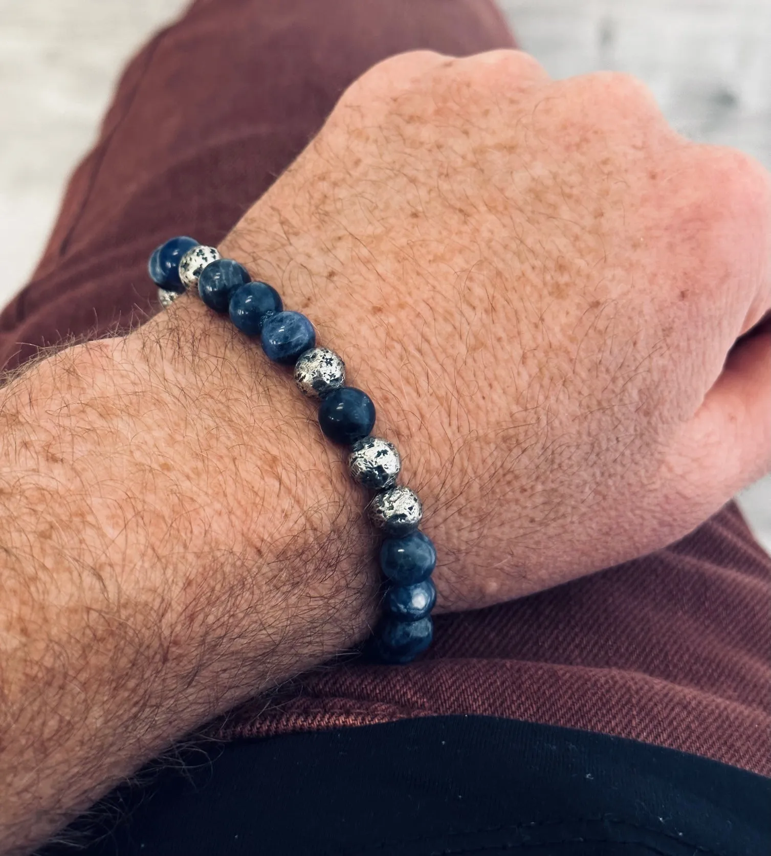 John Varvatos - Sodalite Bead Bracelet