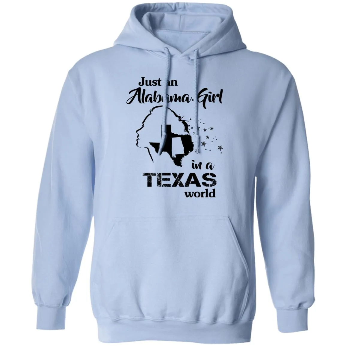 Just An Alabama Girl In Texas World T-Shirt