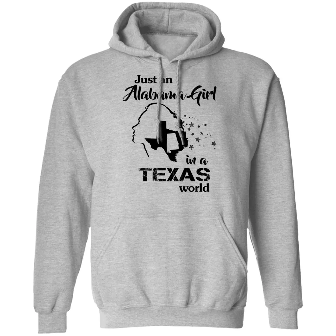 Just An Alabama Girl In Texas World T-Shirt