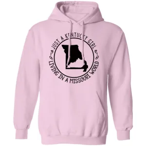 Kentucky Girl Living In Missouri World T-Shirt