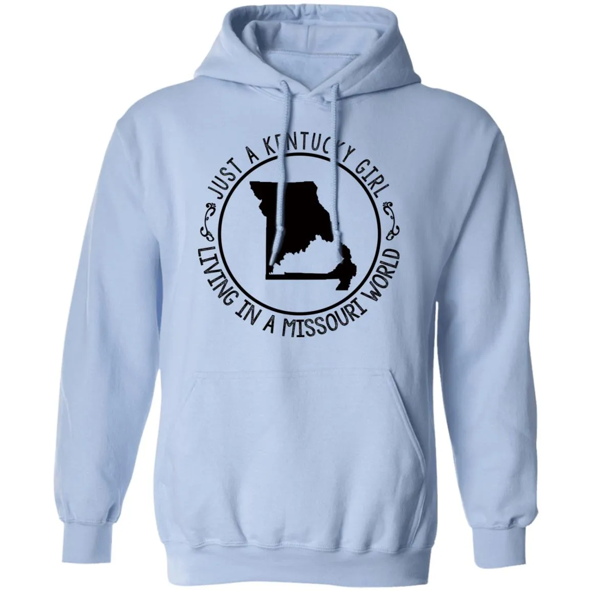 Kentucky Girl Living In Missouri World T-Shirt