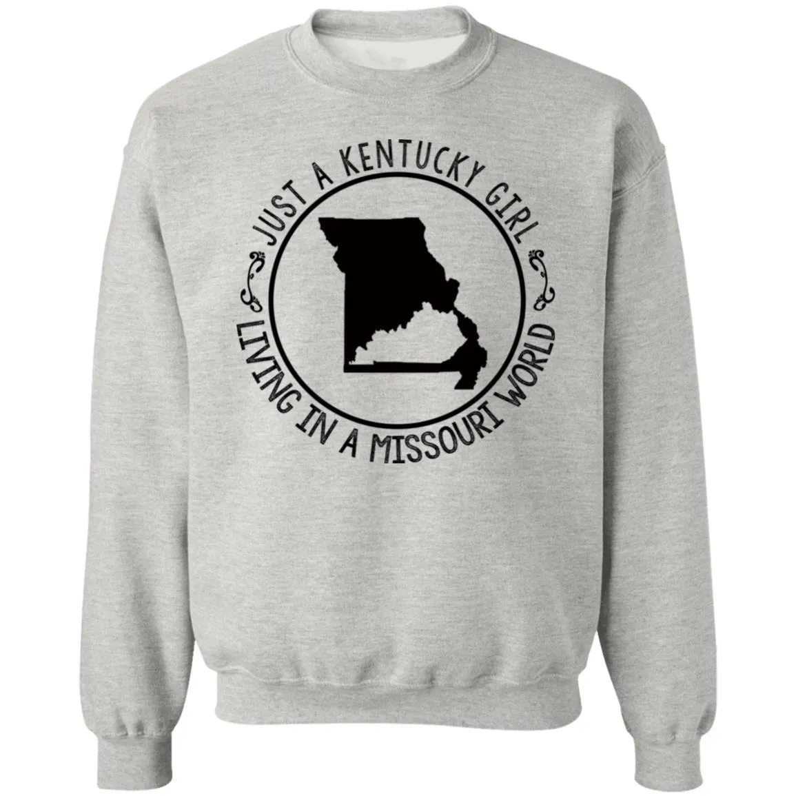 Kentucky Girl Living In Missouri World T-Shirt