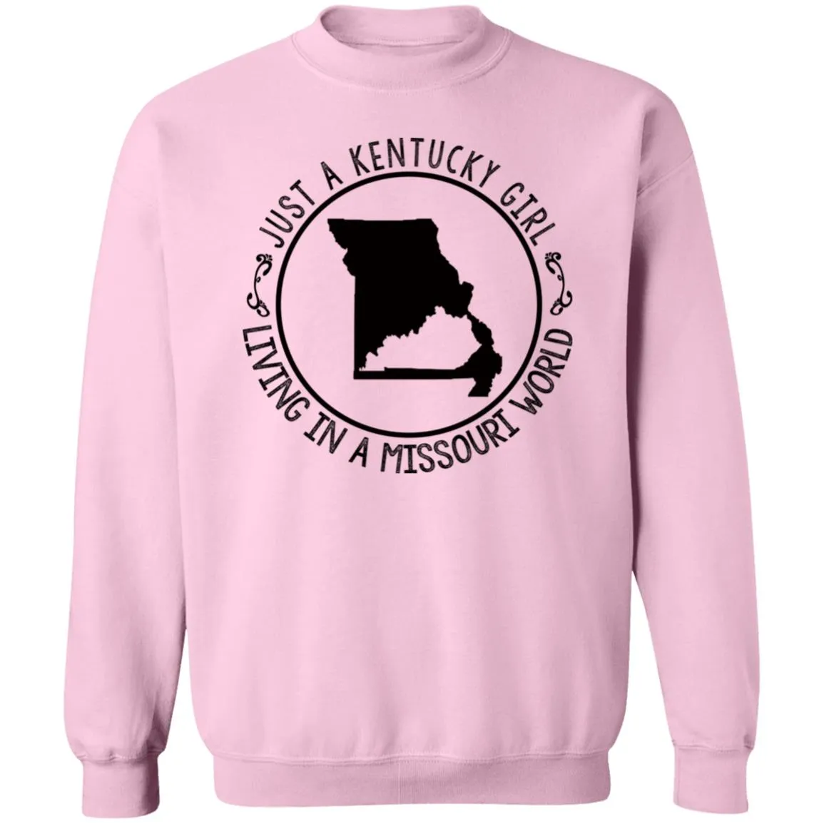 Kentucky Girl Living In Missouri World T-Shirt