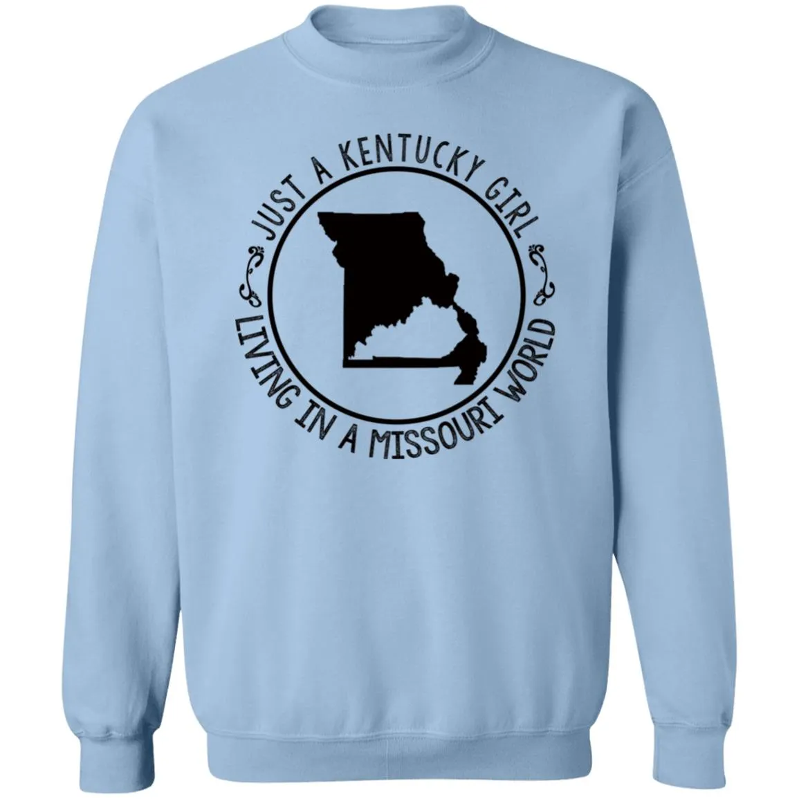 Kentucky Girl Living In Missouri World T-Shirt