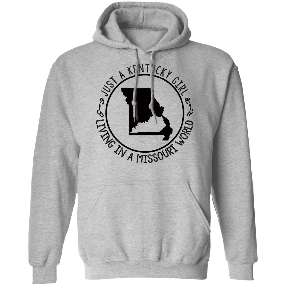 Kentucky Girl Living In Missouri World T-Shirt