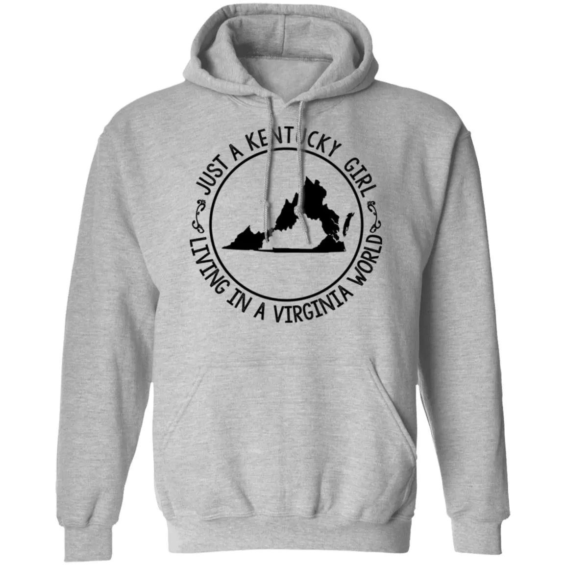 Kentucky Girl Living In Virginia World T-Shirt