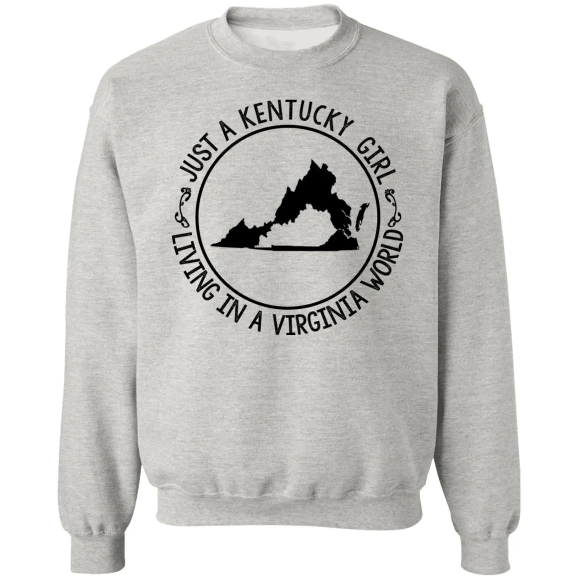 Kentucky Girl Living In Virginia World T-Shirt