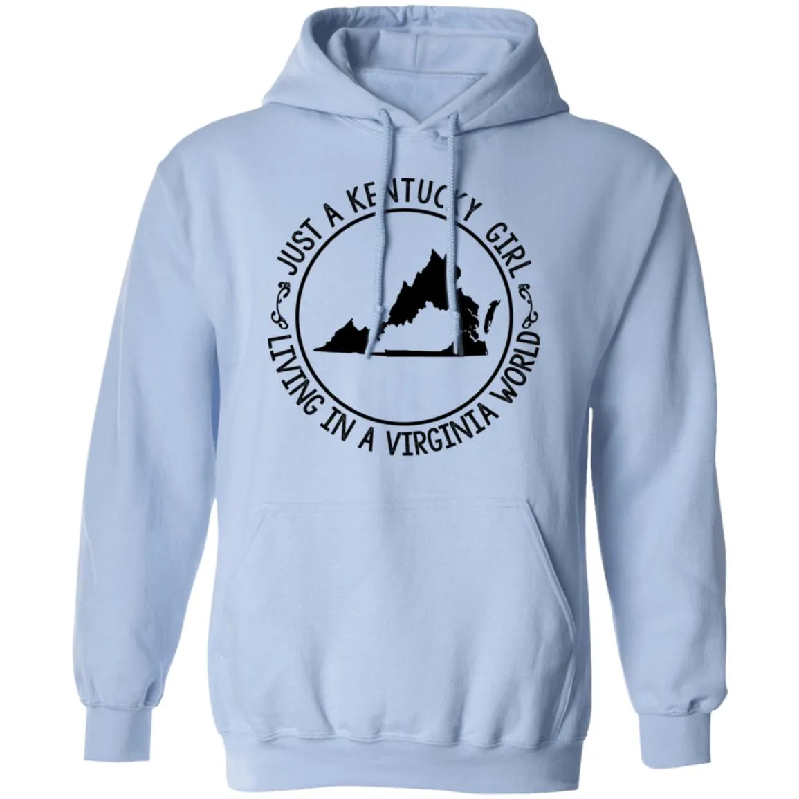 Kentucky Girl Living In Virginia World T-Shirt