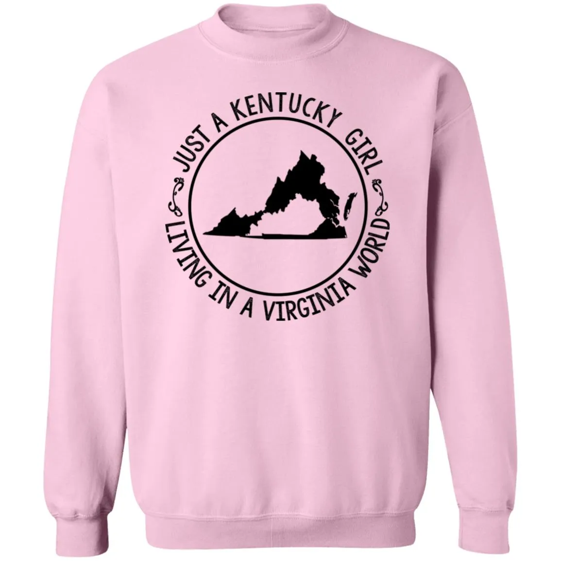 Kentucky Girl Living In Virginia World T-Shirt