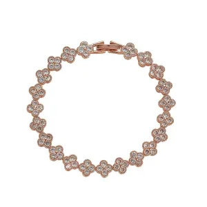 Knight and Day Gia Rose Gold Tennis Bracelet P531BKU