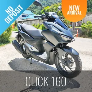Koh Samui Scooter Rental Honda Click 160 no Passport & Deposit