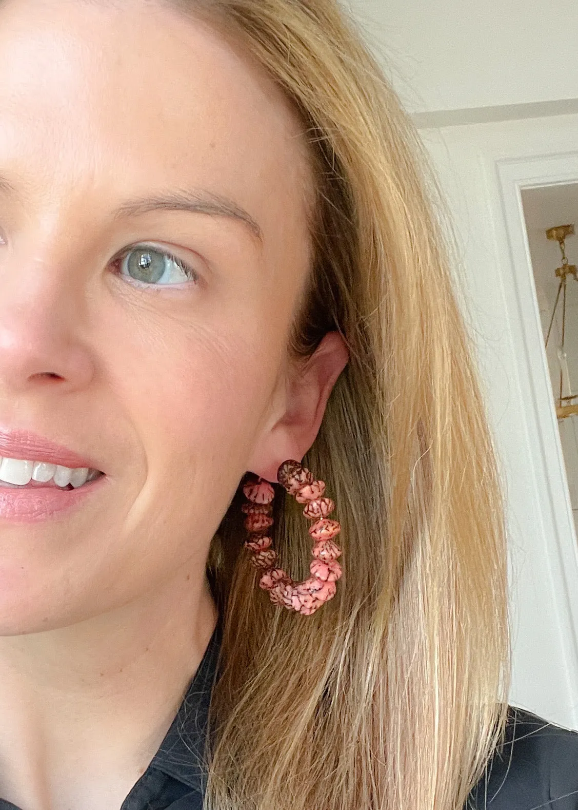 Lava Red Hoops