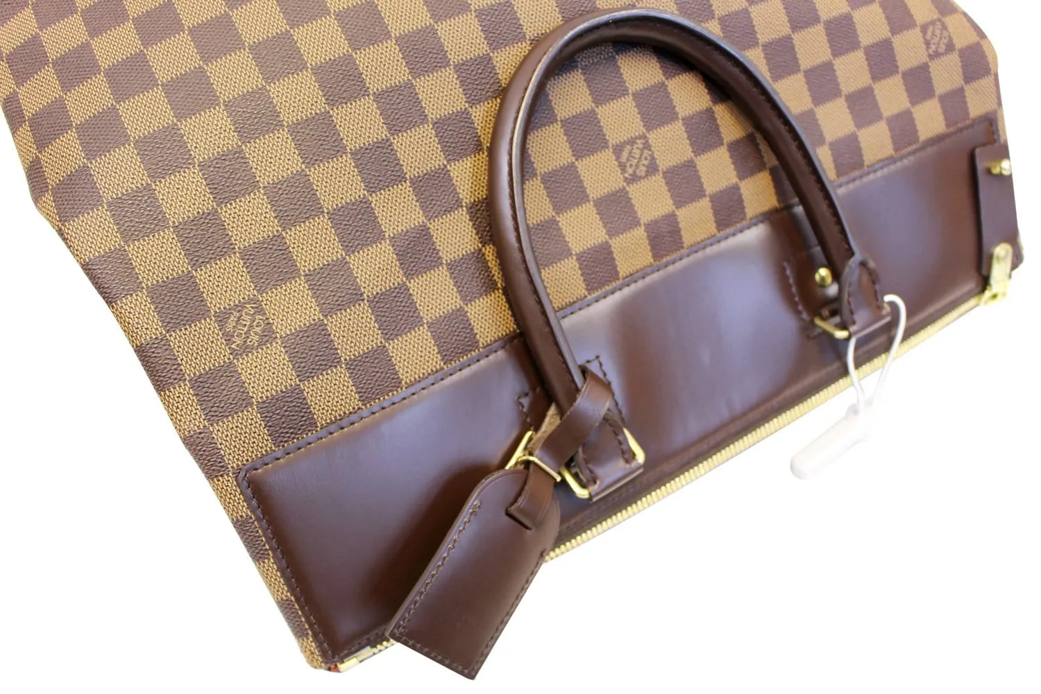 LOUIS VUITTON Damier Ebene Greenwich PM Travel Bag