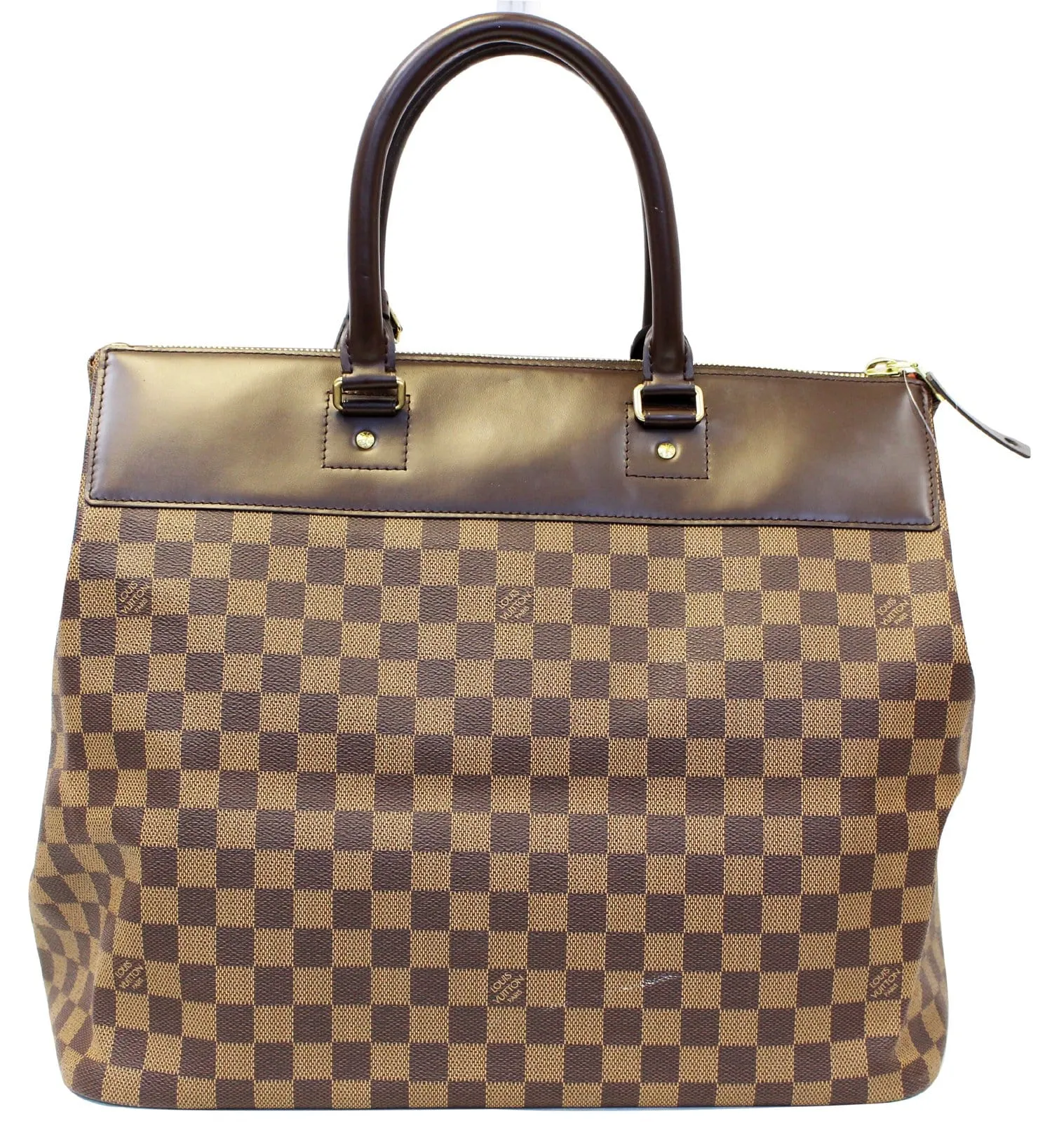 LOUIS VUITTON Damier Ebene Greenwich PM Travel Bag