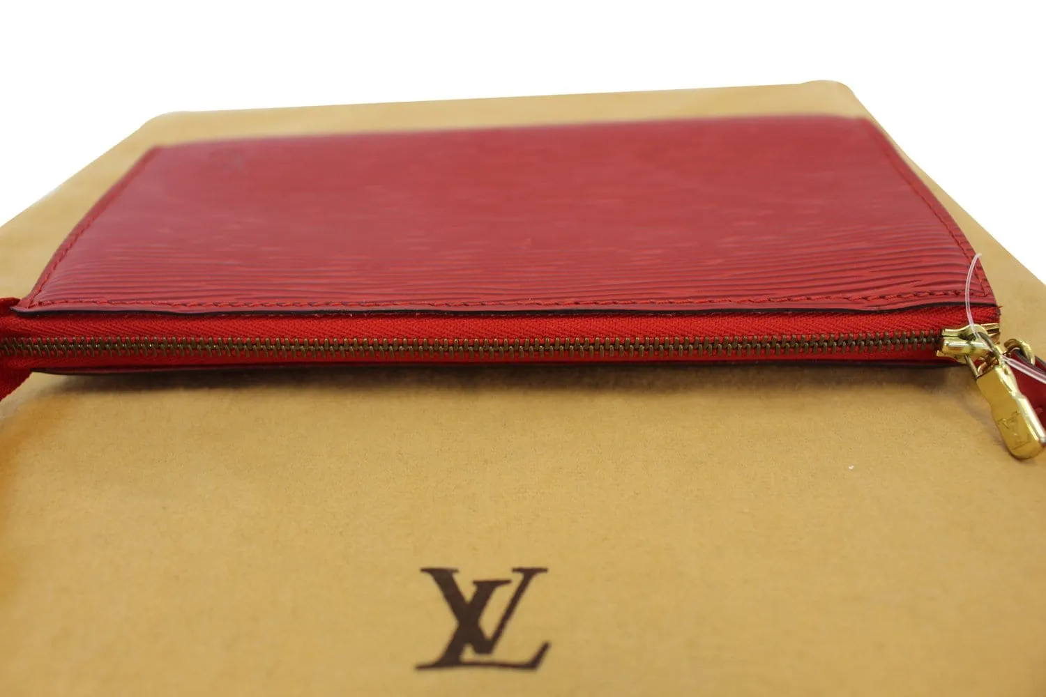 LOUIS VUITTON Epi Leather Red Pochette Accessoires Pouch - Final Call