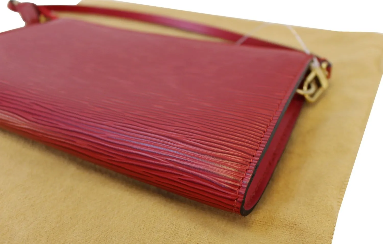 LOUIS VUITTON Epi Leather Red Pochette Accessoires Pouch - Final Call
