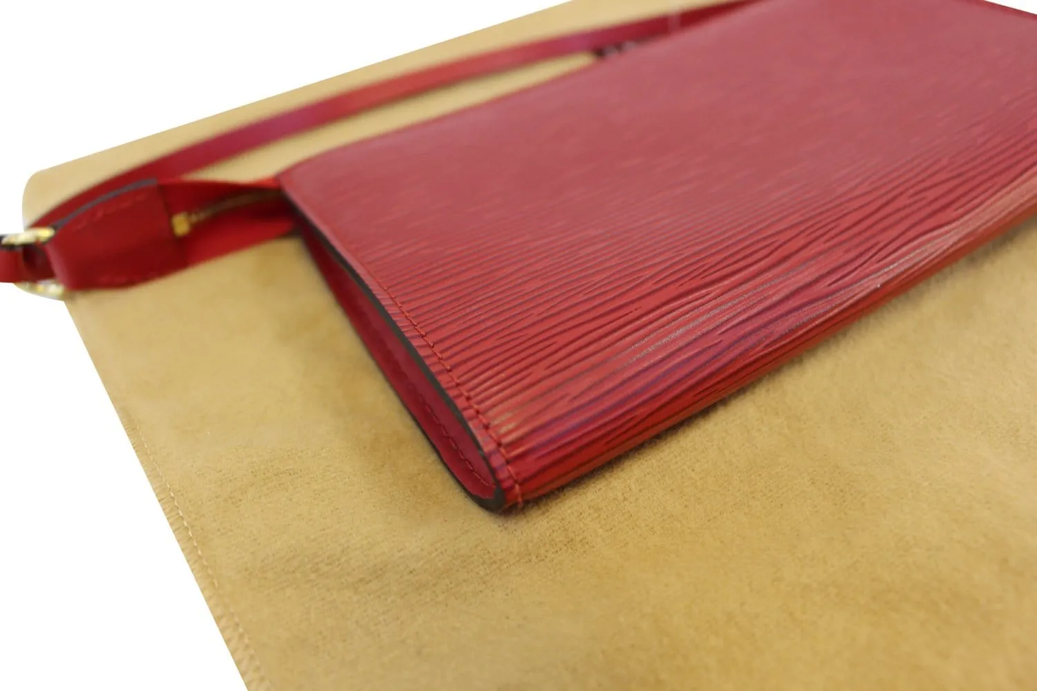 LOUIS VUITTON Epi Leather Red Pochette Accessoires Pouch - Final Call