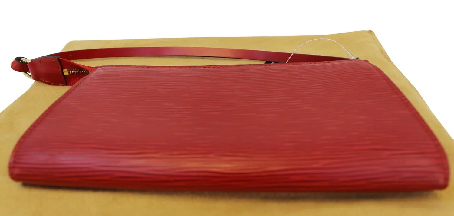 LOUIS VUITTON Epi Leather Red Pochette Accessoires Pouch - Final Call