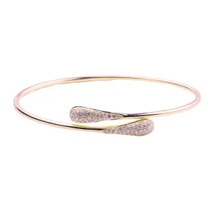 Luxury Diamond Wrap Cuff Bangle