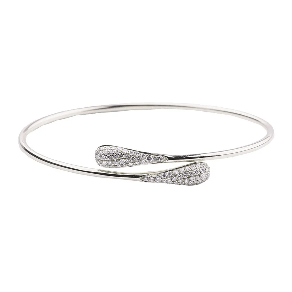 Luxury Diamond Wrap Cuff Bangle