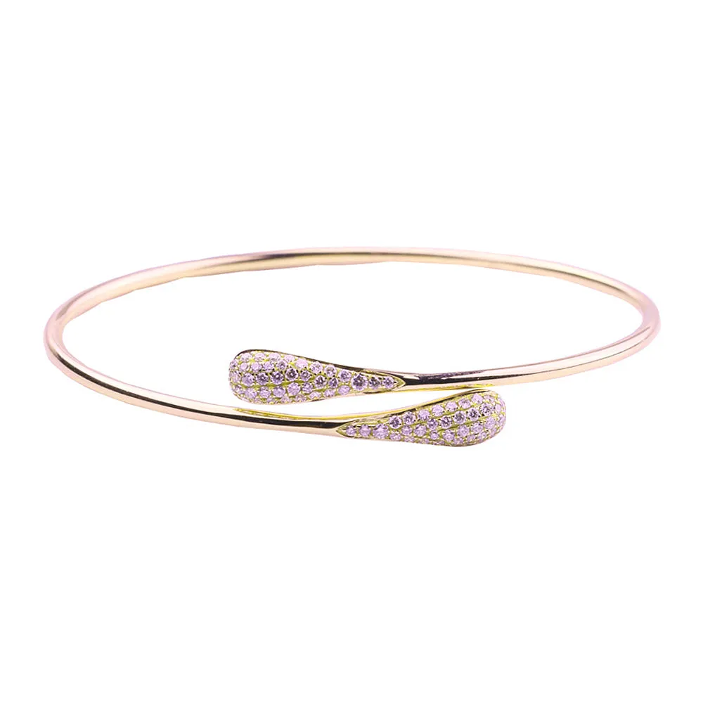 Luxury Diamond Wrap Cuff Bangle