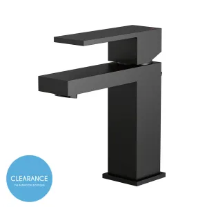 Mason Bathroom Faucet - Single Hole - 6" Brass/Matt Black (Final Sale)