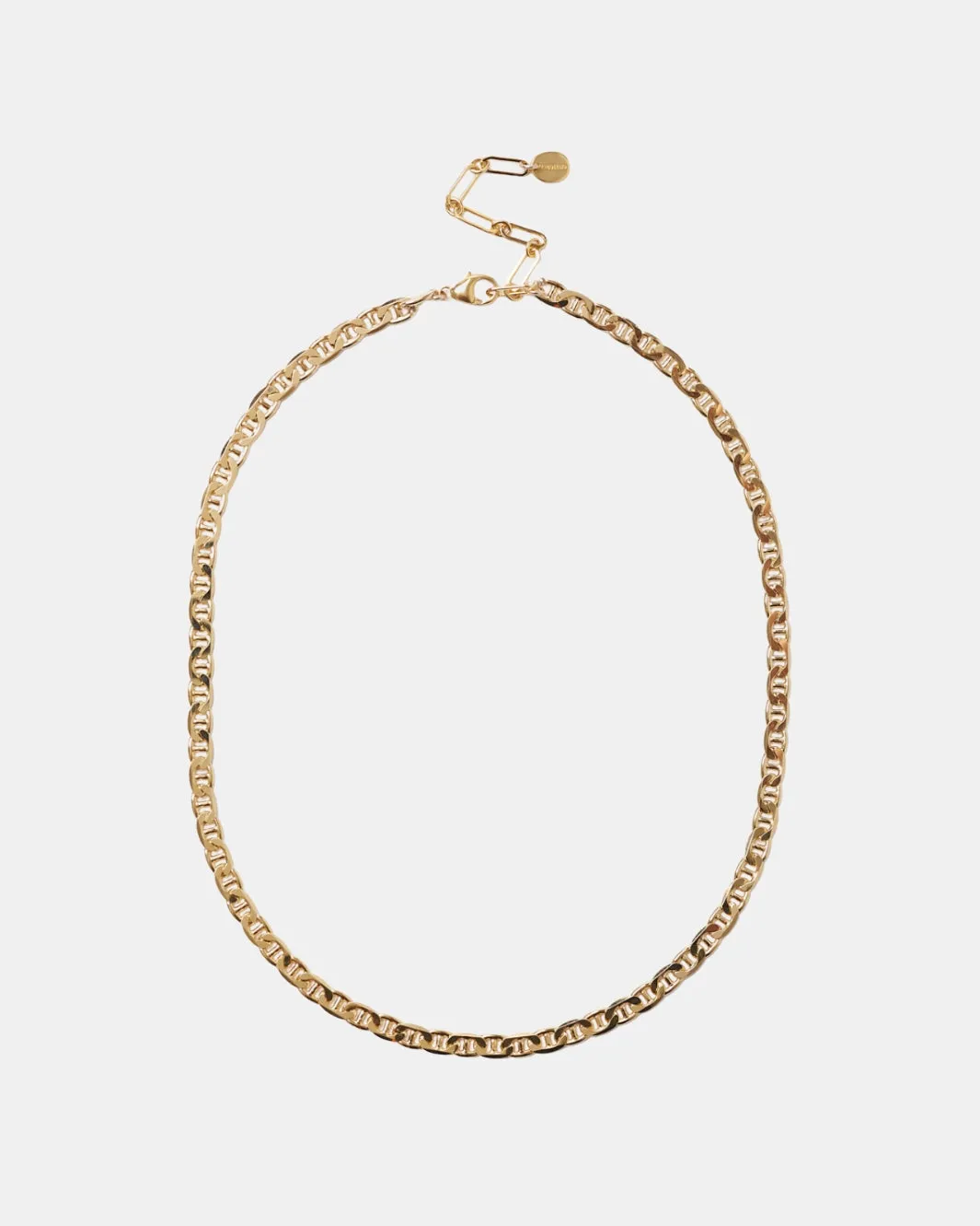 MEDIUM CHAIN LINK NECKLACE IN YELLOW GOLD