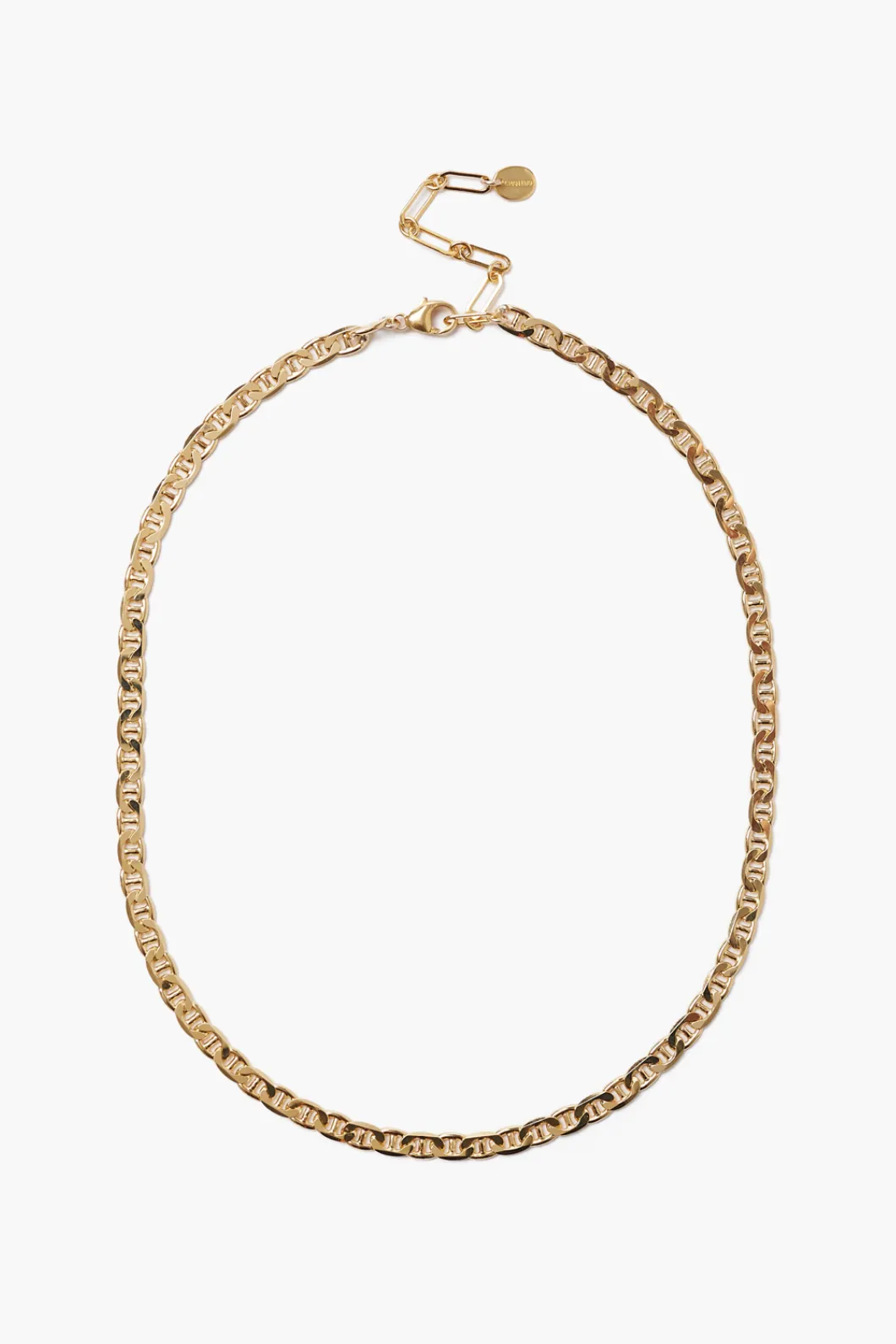 MEDIUM CHAIN LINK NECKLACE IN YELLOW GOLD