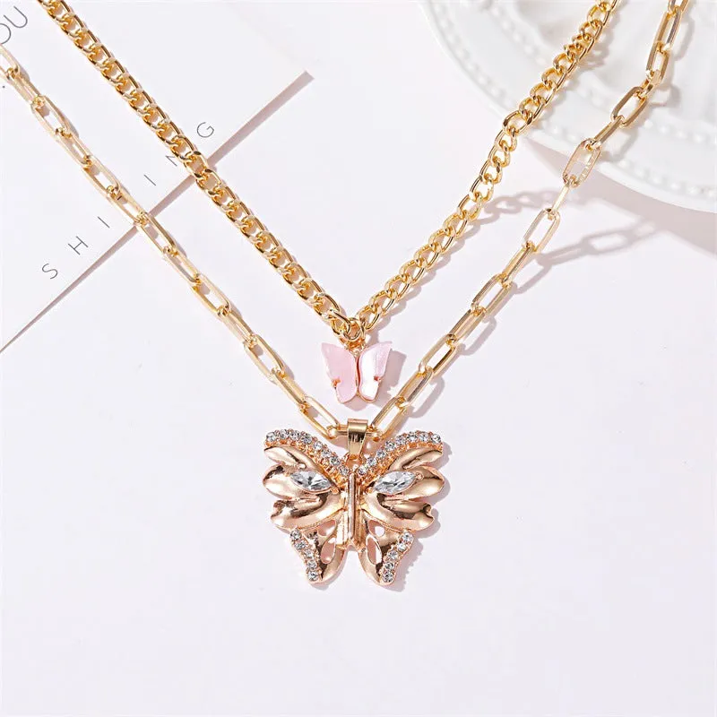 Metal Fashion Butterfly Pendant