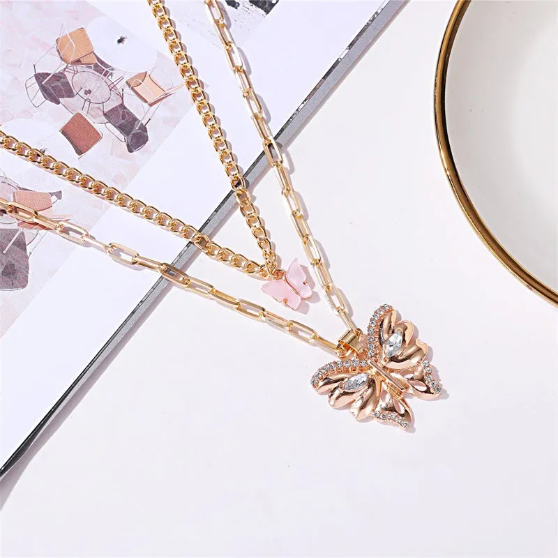 Metal Fashion Butterfly Pendant
