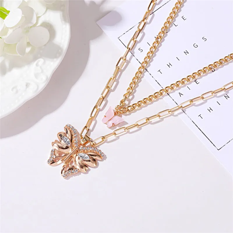 Metal Fashion Butterfly Pendant