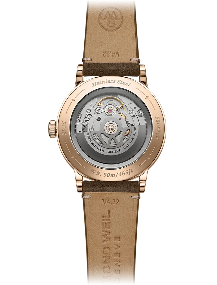 Millesime Automatic Men's Brown Leather Strap Watch