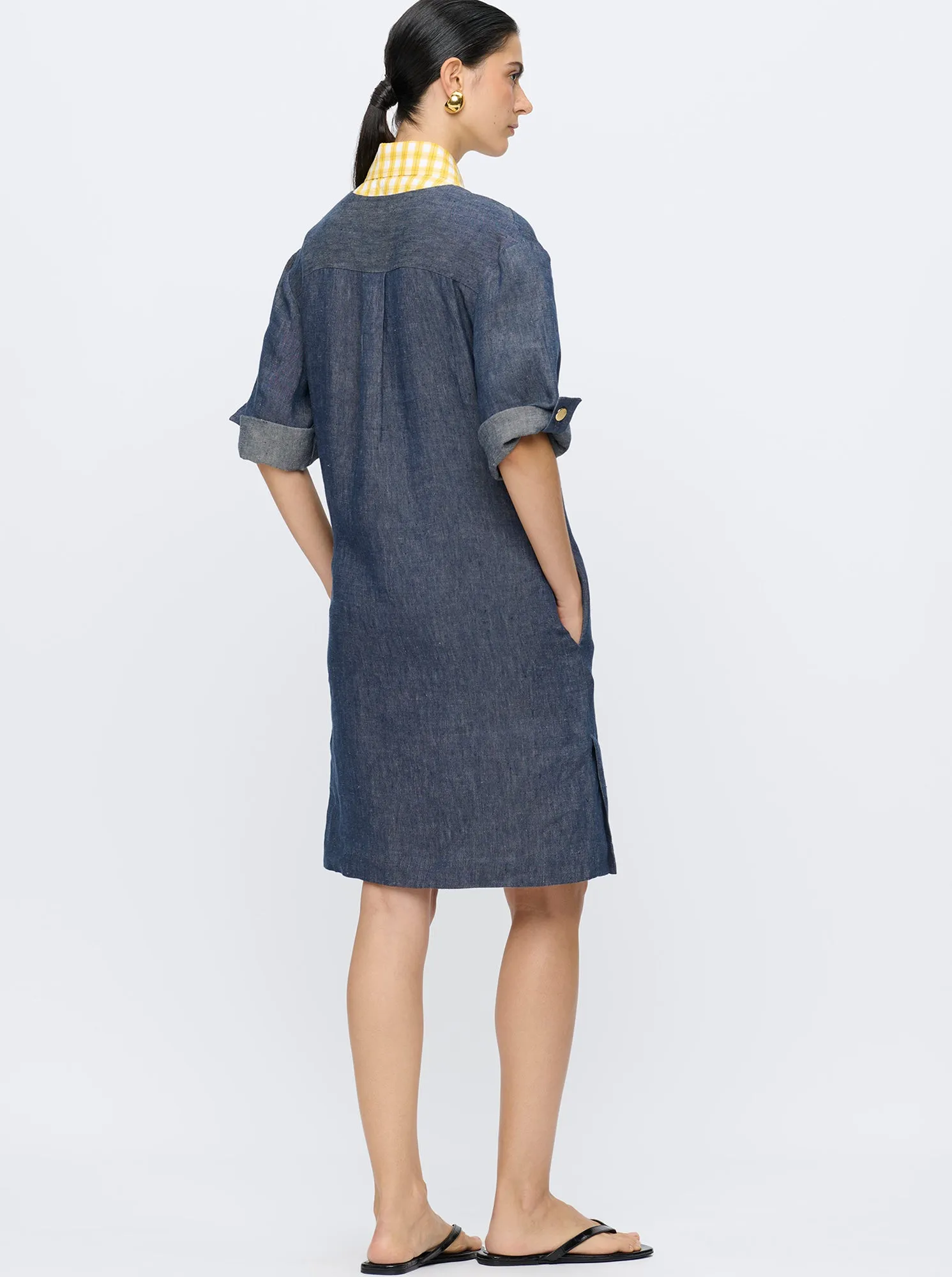 NADEGE Tunic dress Indigo