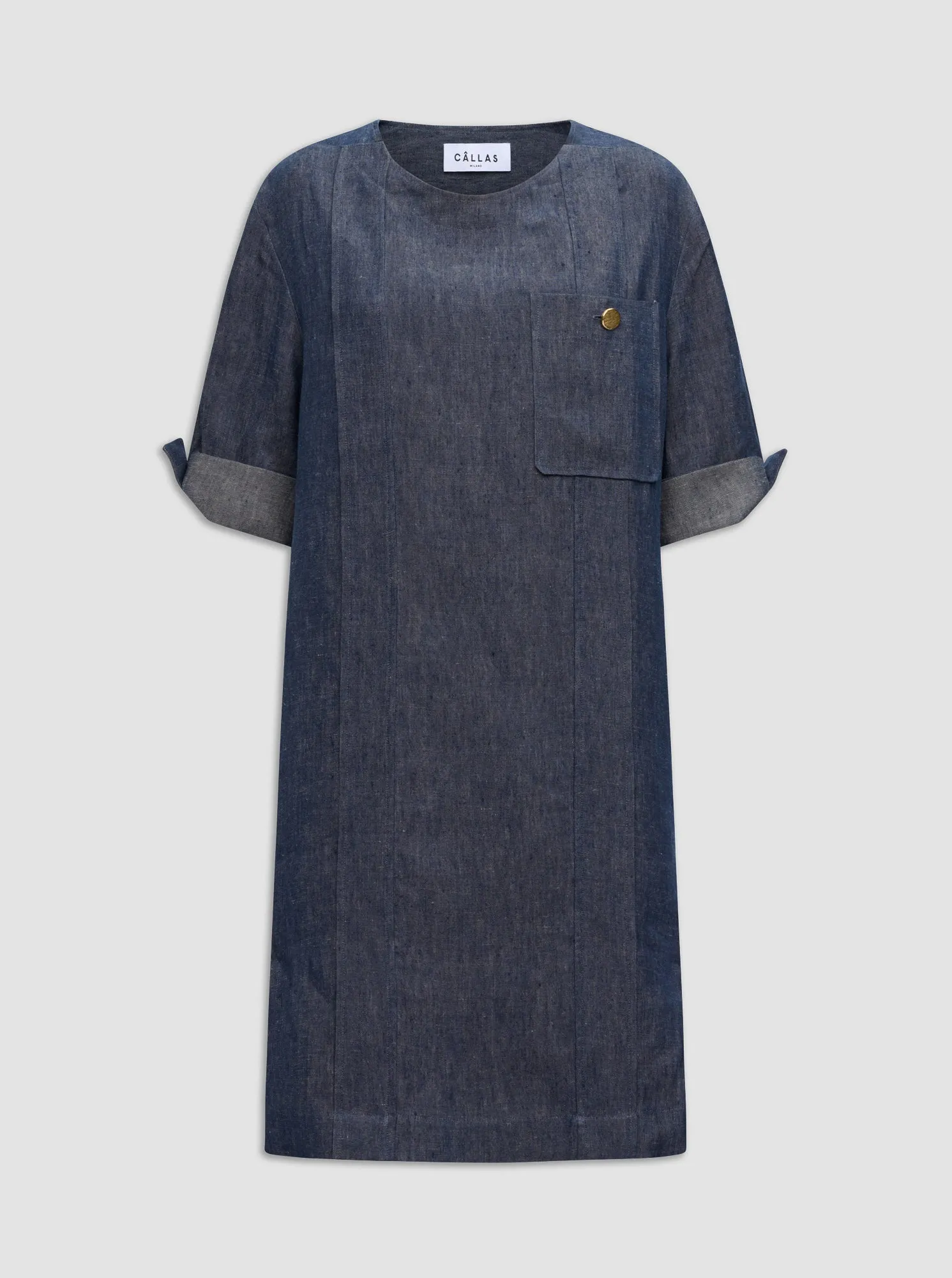 NADEGE Tunic dress Indigo