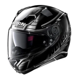 Nolan N87 Full Face Helmet - metal black/silver - XXL only