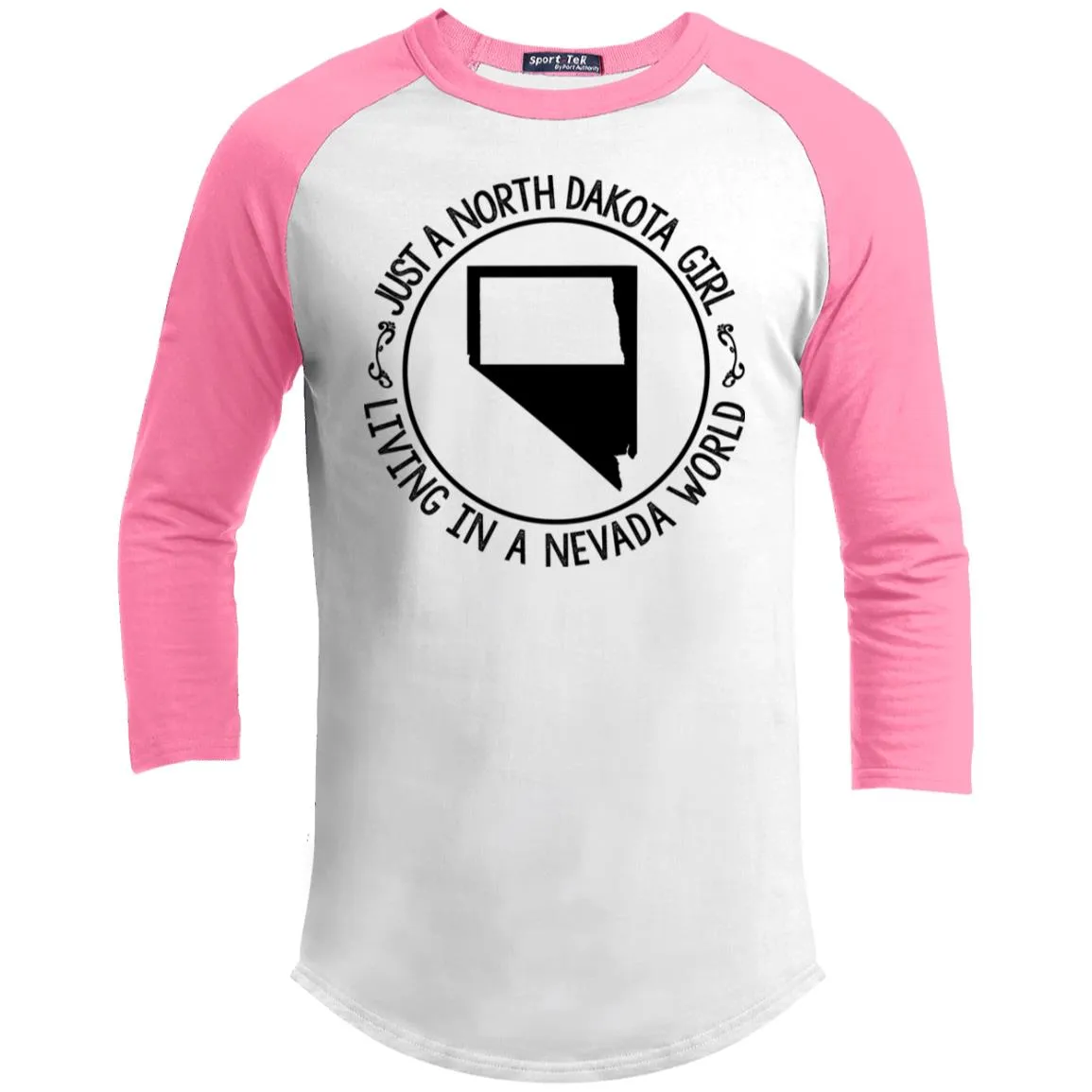 North Dakota Girl Living In Nevada World T Shirt