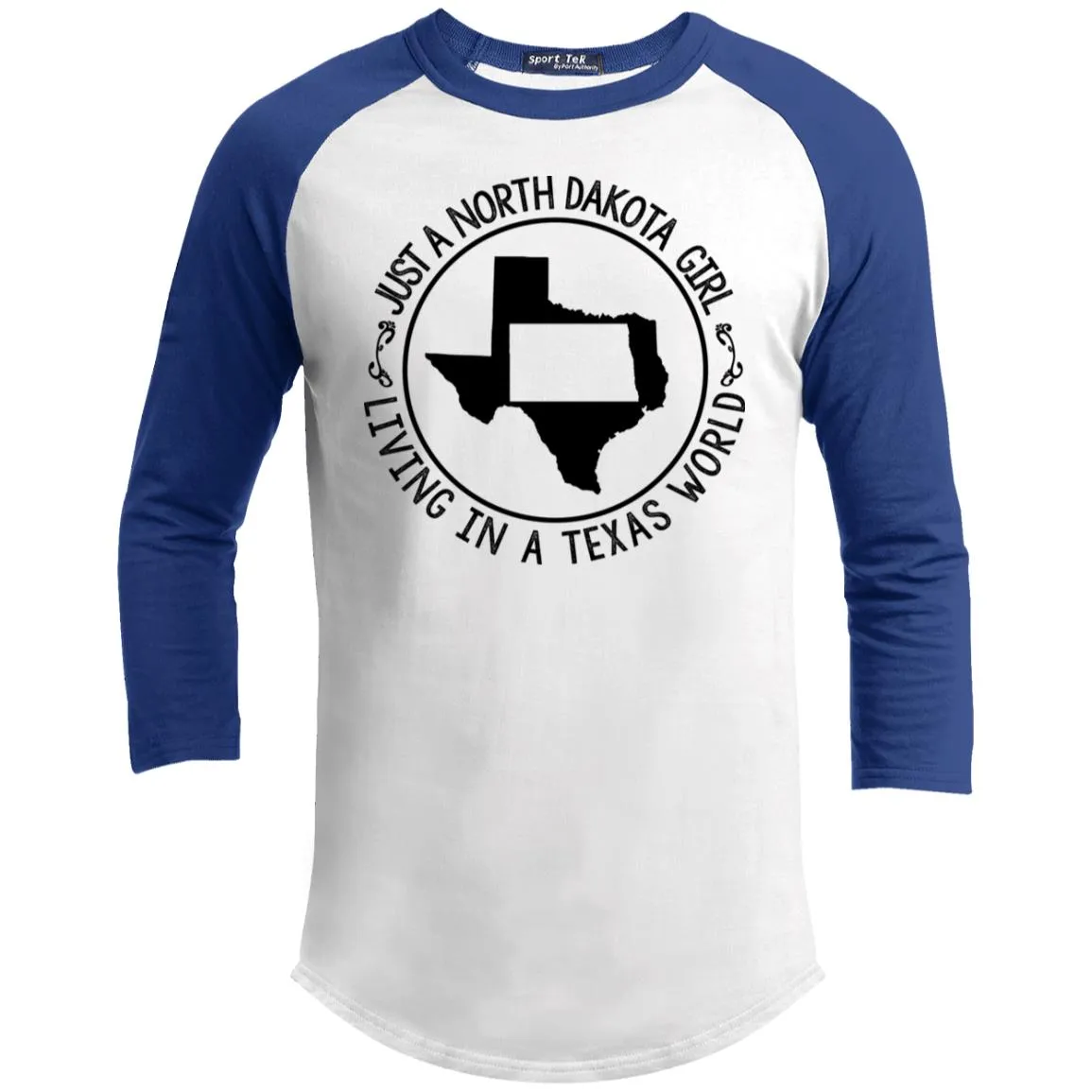 North Dakota Girl Living In Texas World T Shirt