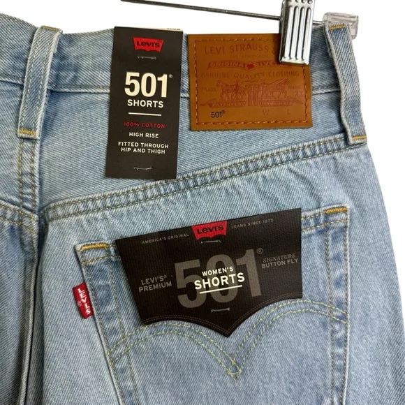 NWT LEVI’S 501 ORIGINAL FIT HIGH RISE WOMEN'S SHORTS