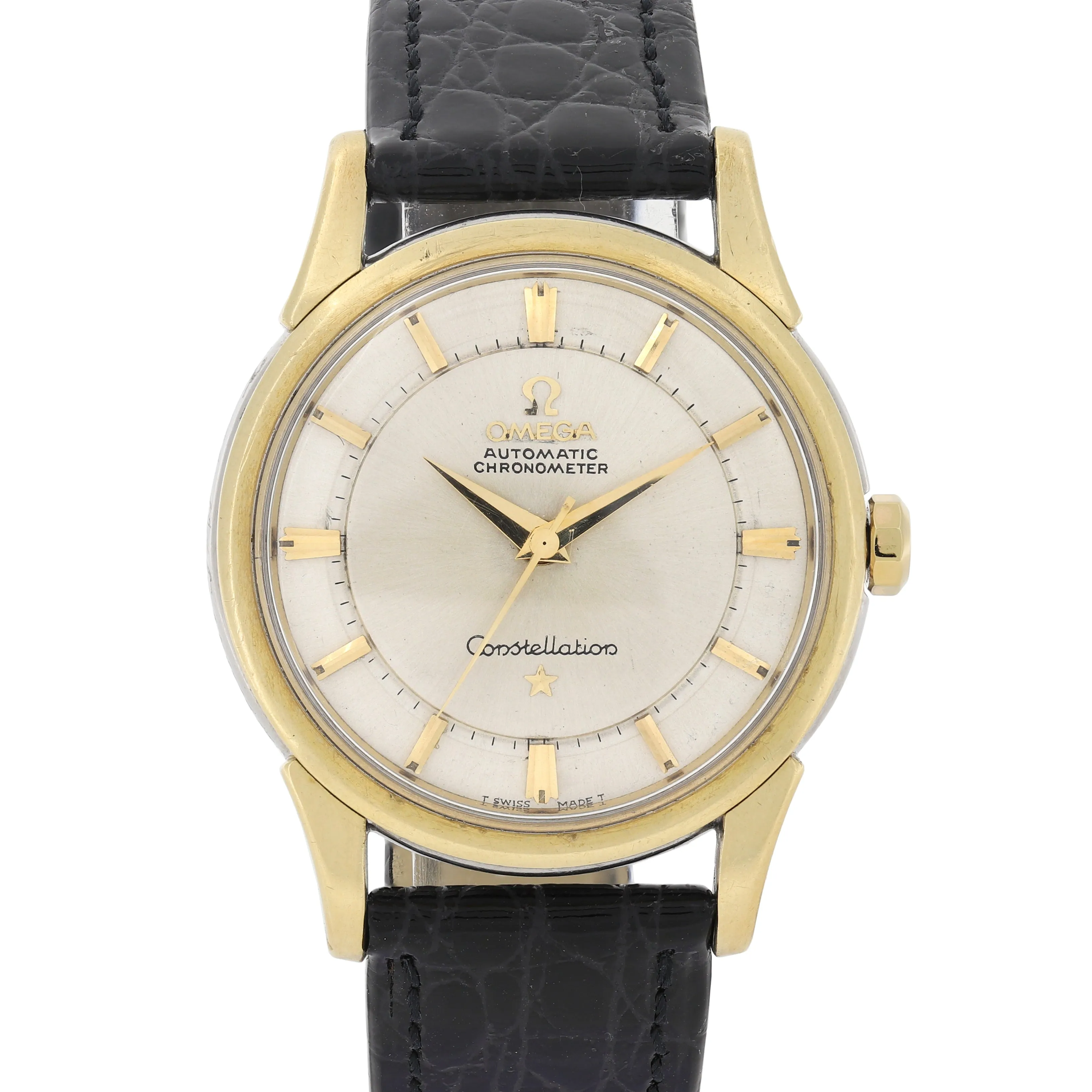 Omega Constellation 14381 Rail Track Automatic Cal. 551 c. 1959 Gold & Steel 34 mm